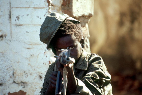 Uganda -kinder im Krieg