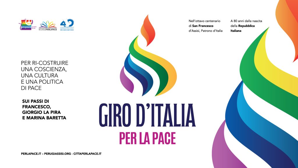 Nel tuo comune, quartiere, parrocchia, scuola, università,… organizza una tappa del Giro d’Italia per la pace.