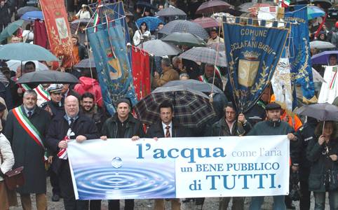 A Roma il 20 marzo "L’acqua fuori dal mercato!"