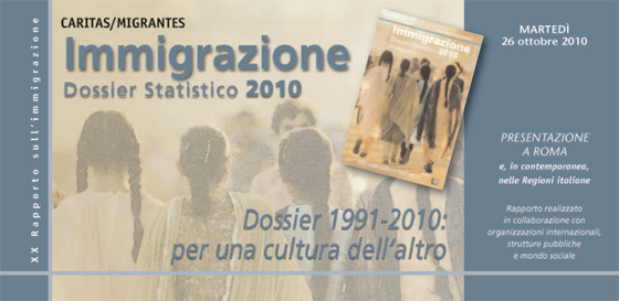 Oggi la presentazione del Dossier Statistico Immigrazione 2010 Caritas/Migrantes