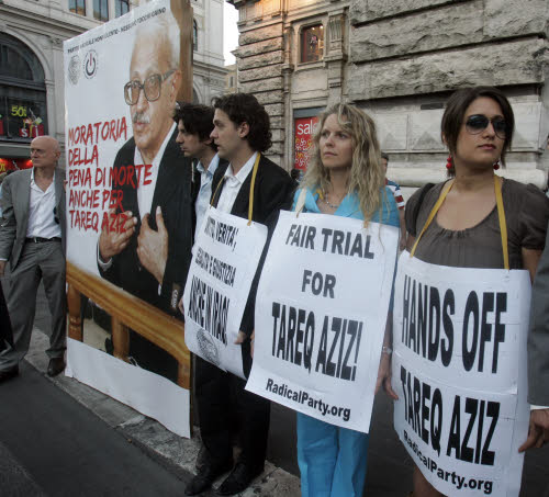 Stop alla condanna a morte di Tarek Aziz