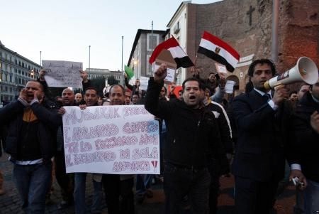 Egitto: manifestazione di Cgil, Cisl e Uil
