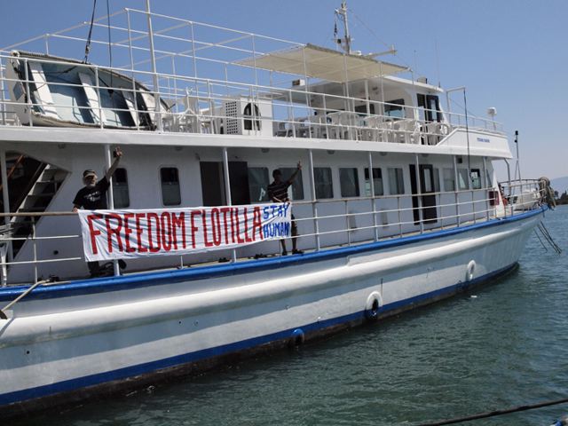 Freedom Flotilla 2: “Vogliamo ricordare al mondo che Gaza è sotto assedio”