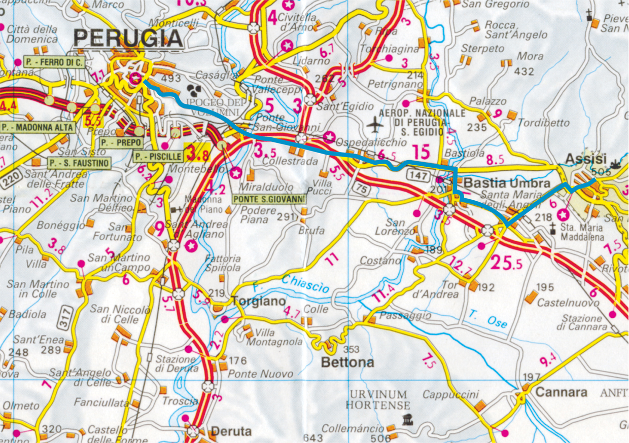 Ecco il percorso della Marcia e le informazioni utili per i partecipanti