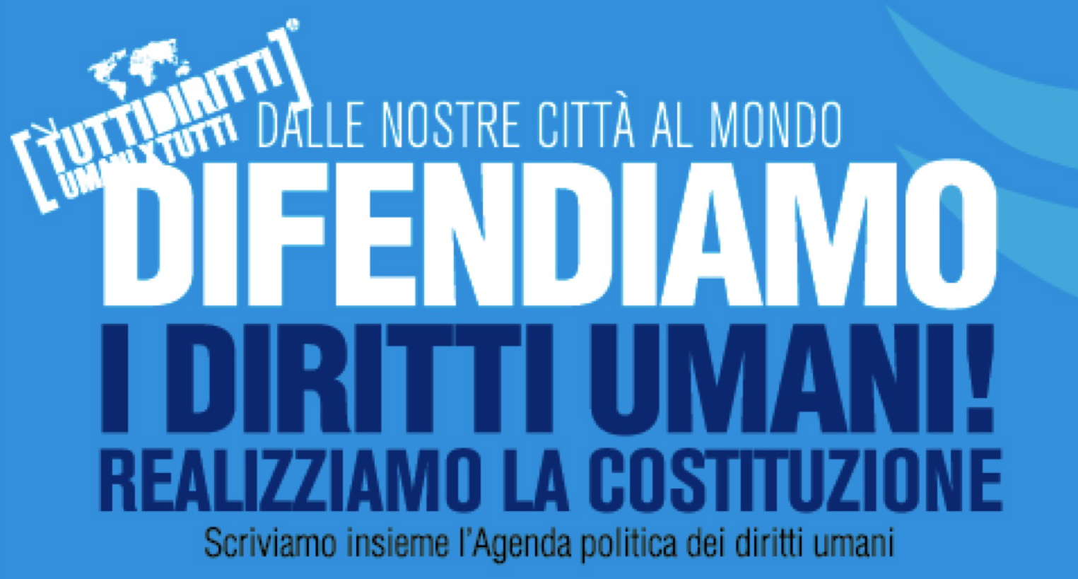 Difendiamo i diritti umani. A Roma l'8 novembre l'Assemblea Nazionale