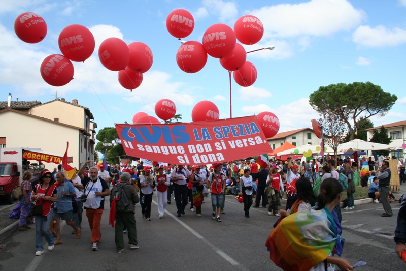 53 volontari appartenenti alle AVIS della Spezia, Levanto, Santo Stefano di Magra,  Sarzana e Sesta Godano