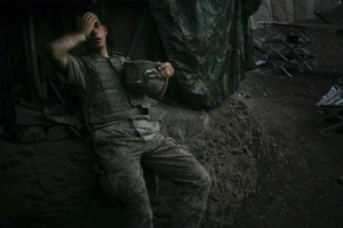 Il soldato americano nel bunker: la migliore foto dell'anno