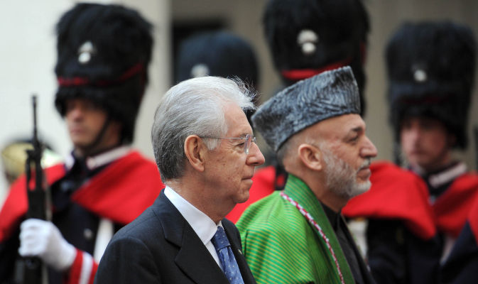 Karzai a Roma, luci e ombre di una visita di stato