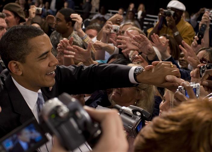 Obama ad Oslo per ricevere il Nobel
