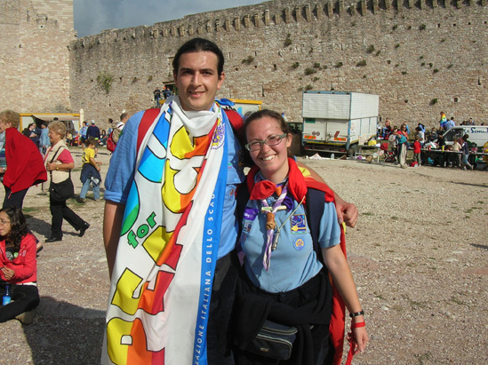 Gli Scout di Oleggio alla Marcia della Pace 2007