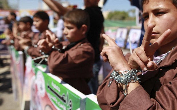 La solidarietà di Gaza nella Giornata del Prigioniero palestinese