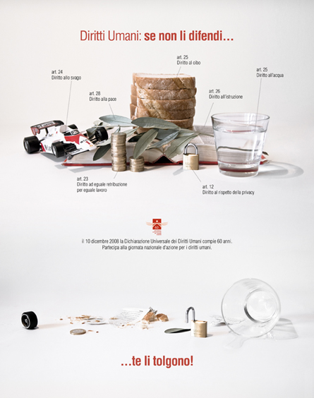 Oggi 10 dicembre giornata di azione per i Diritti Umani: Noi ci siamo!